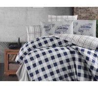 Euro bed linen First Choice Edmon Navy Blue Ranfors