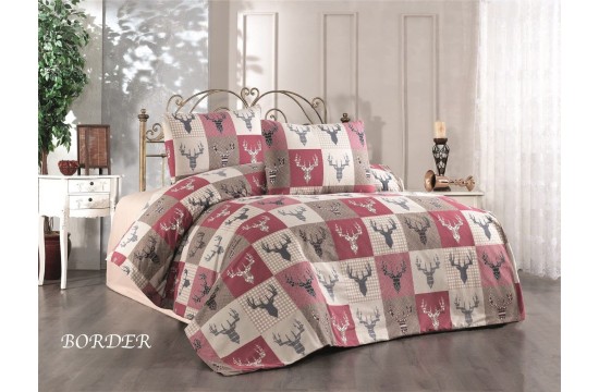 Single bed set Belizza - Border Flannel