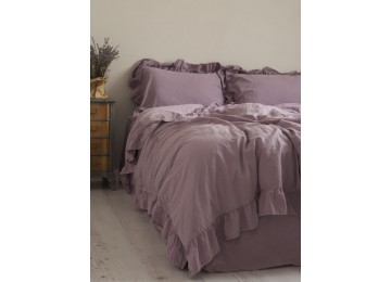 Turkish euro bed Limasso - Exclusive Natural Violet Boiled cotton