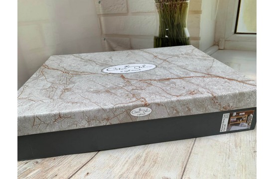 Подарочный набор полотенец Coton Delux - Romance Light Grey 50х90см+70х140см+50х70см