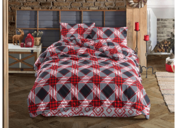 Turkish bed linen family Belizza Holiday Flannel
