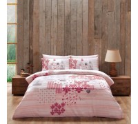 Turkish bed linen euro TAC Armina Pink Ranfors