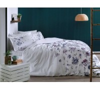 Turkish bed linen Euro TAC Zaira Lilac Satin