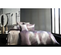 Euro bed linen - Issimo Home Helix Purple Satin Premium