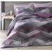 Euro bed linen - Issimo Home Helix Purple Satin Premium