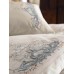 Turkish bed linen euro Dantela Vita Olivia Mint satin with embroidery