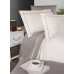 Euro bed linen First Choice Serenity Ivory Mink Satin
