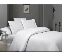 Euro bed linen First Choice Royce white Satin