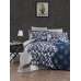 Euro bed linen First Choice Sierra navy blue Satin