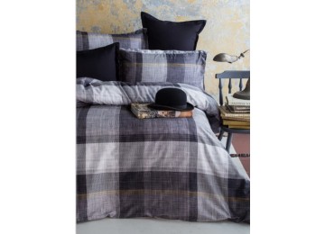 Euro bed linen - Issimo Home Dunloe black Satin Premium