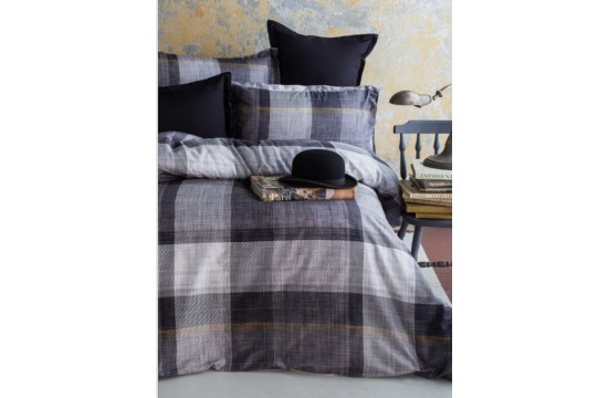 Euro bed linen - Issimo Home Dunloe black Satin Premium