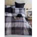 Euro bed linen - Issimo Home Dunloe black Satin Premium