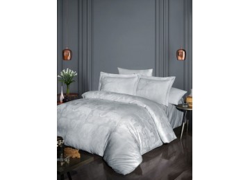 Euro bed linen First Choice Doreta Silver Jacquard