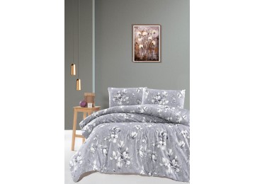 Euro bed linen First Choice Homesko Marea Quicksilver/ fitted sheet