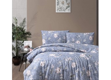 Euro bed linen First Choice Homesko Ibiza Indigo/ fitted sheet