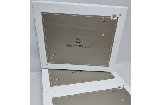 Сімейний комплект Gold Soft Life Lilac Сатин-Stripe