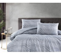 Euro bed linen First Choice Homesko Donis Gray/ fitted sheet