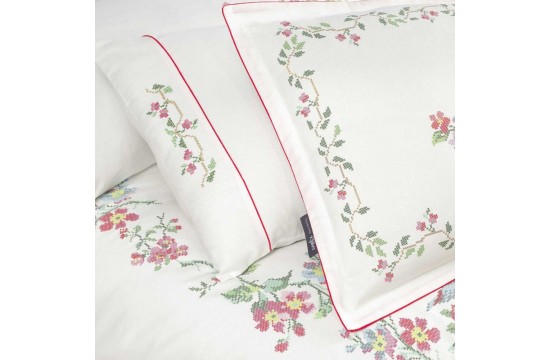 Elite bed linen with embroidery Sarev Rana premium satin Türkiye