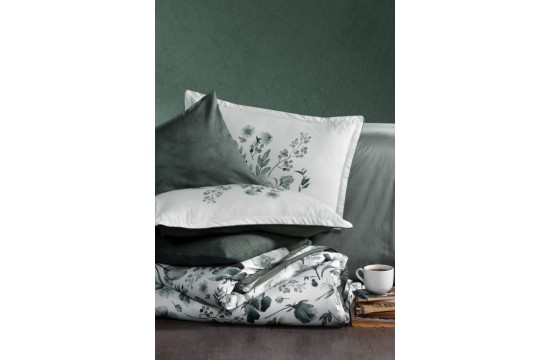 Euro bed linen La Romano Madena Moonmist Satin Premium