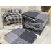 Euro double set Cotton Collection Kare Gray Flannel