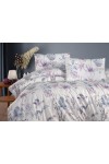 Single bed set First Choice Homesko Amaris Lilac Ranfors / fitted sheet