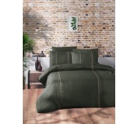 Euro bed linen First Choice Elegant Dark Green Ranfors