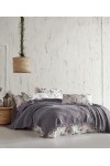 Saheser Mona gri pique bedspread summer