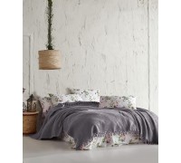 Saheser Mona gri pique bedspread summer