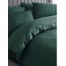 Euro bed linen Cottonbox Hexa Green Jacquard