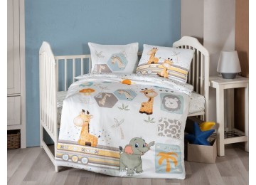 Комплект постельного белья для новорожденных First Choice - Safari Бамбук