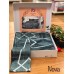 Turkish bed linen Euro TAC Nova Green Satin