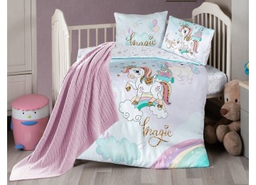 Bedding set for newborns First Choice - Magic Bamboo + Knitted blanket