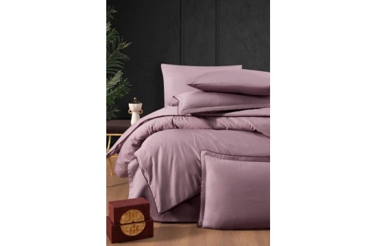 Euro bed linen La Romano Lucca berry Satin Premium