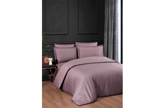 Euro bed linen La Romano Lucca berry Satin Premium