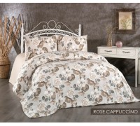 Belizza single bed set - Rose Cappucino Flannel