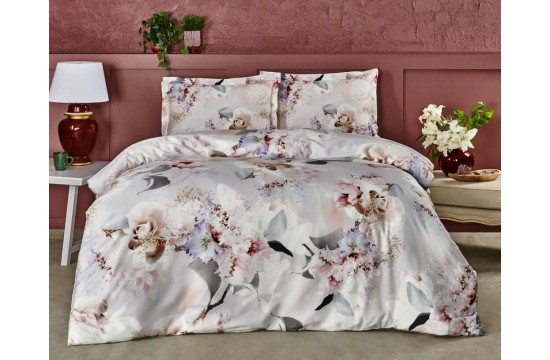 Turkish bed linen single TAC Evander satin / fitted sheet