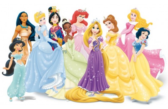 Підлітковий комплект Disney TAC Princess Rainbow ранфорс / простирадло на гумці