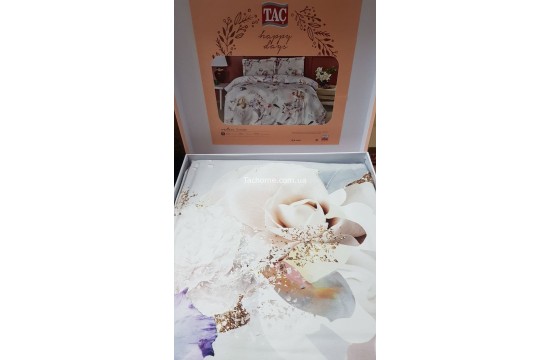 Turkish bed linen single TAC Evander satin / fitted sheet