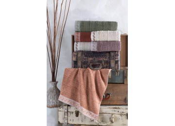 Set of cotton jacquard towels Sikel Shaika 70x140cm (6 pieces) Turkey
