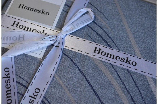 Семейный комплект First Choice Homesko Donis Grey Ранфорс/простыня на резинке