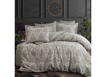 Turkish bed linen euro Dantela Vita Carolina Khaki jacquard