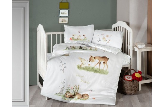 Bedding set for newborns First Choice - Nova Bamboo + Knitted blanket