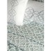 Двоспальний Євро комплект Dantela Vita Victoria maldiv Сатин з вишивкою та жакардовим покривалом