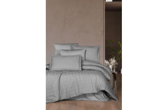 Euro bed linen La Romano Rodel ash Satin Premium