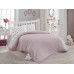 Euro bedding set with pique bedspread Gold Soft Life Pink