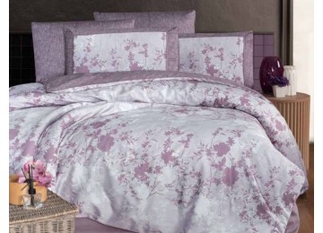 Euro bed linen La Romano Lily Berry Satin Premium