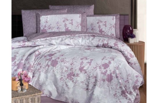 Euro bed linen La Romano Lily Berry Satin Premium