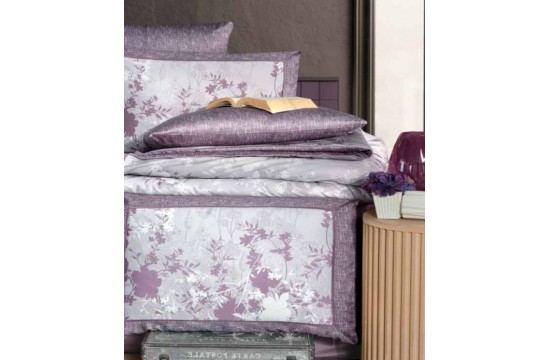 Euro bed linen La Romano Lily Berry Satin Premium