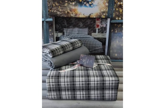 Belizza single bed set - Classical Gray Flannel