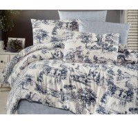 Euro bed linen First Choice Vintage blue Ranfors
